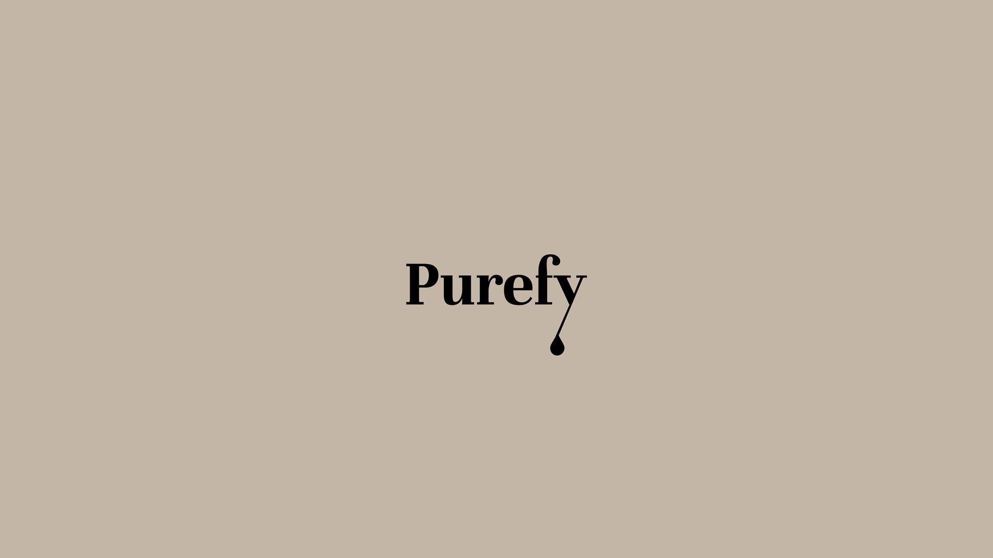 Purefy Identity Corporate Design Logo